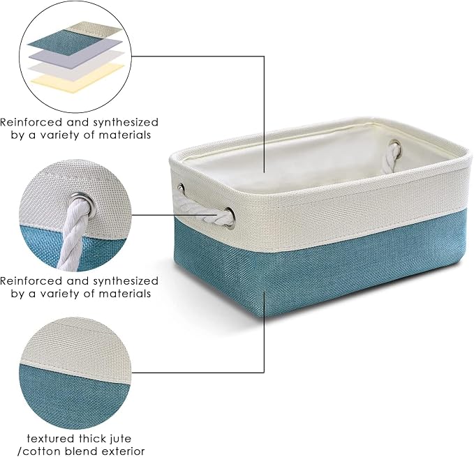 TheWarmHome Fabric Storage Bin