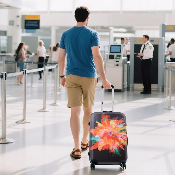 WUJIAONIAO Travel Luggage Cover Baggage Suitcase Cover Protector Skins 18-32
