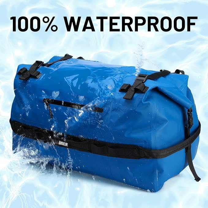 MIER Large Waterproof Duffel Bag Rolltop Dry Backpack Duffle Bags