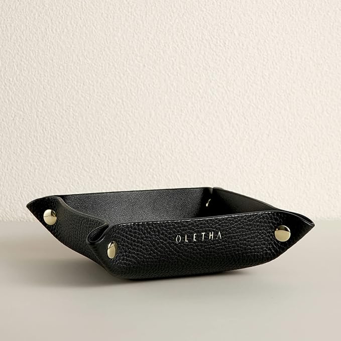 OLETHA Small Foldable Valet Tray