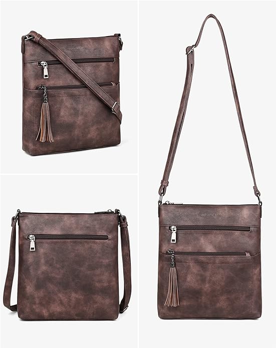 MASINTOR Crossbody Purses for Women, Adjustable Strap Shoulder Bag