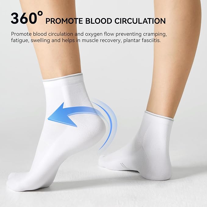 CS CELERSPORT 2/5 Pairs Ankle Compression Socks