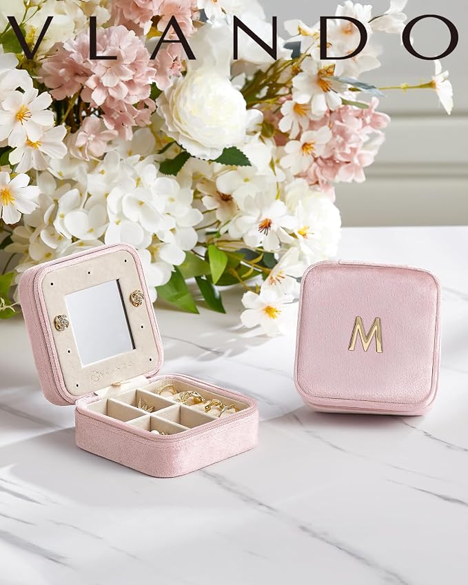 Vlando Mom Gifts for Women, Travel Jewelry Case for Mother Gifts, Travel Gifts