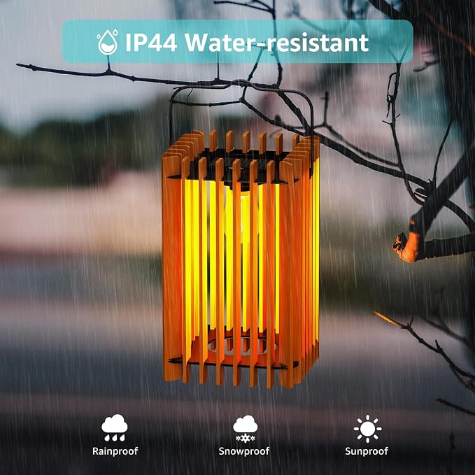 2 Set Solar Lantern Outdoor LED Hanging Solar Lantern