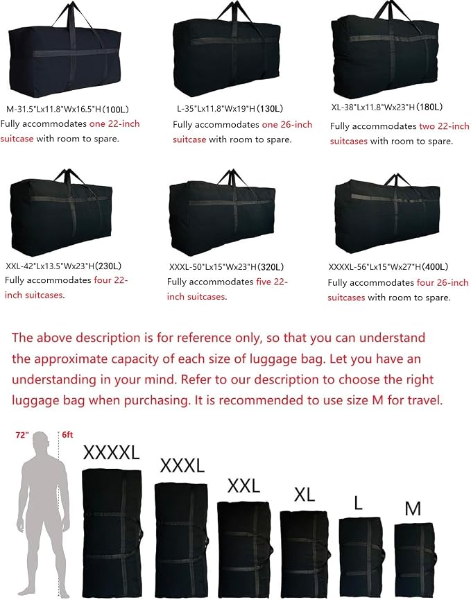 Extra Large Storage Duffle Bag