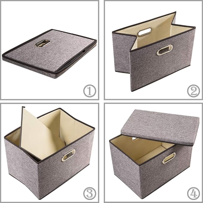 PRANDOM Large Foldable Storage Bin