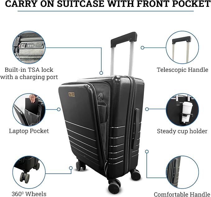 20 Inch Hardside Carry On Luggage
