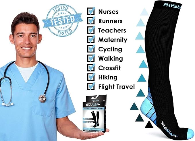 Physix Gear Compression Socks 20-30 mmHg