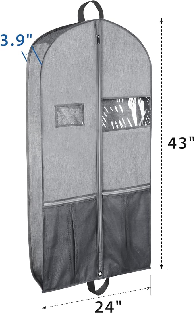 Zilink Luxury Storage 43" Garment Bag