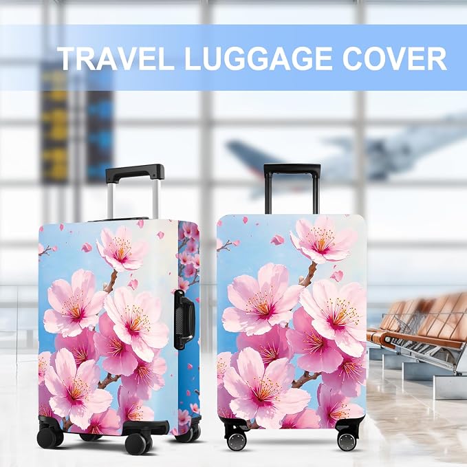 Luggage Cover Washable Suitcase Protector Anti-Scratch, Stretchable Fit