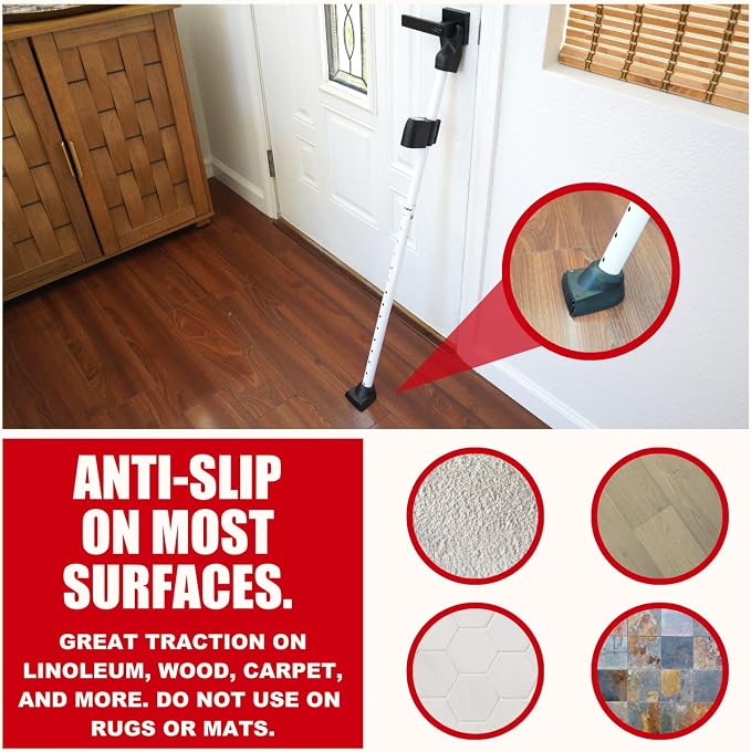 SECURITYMAN 2-in-1 Door Security Bar