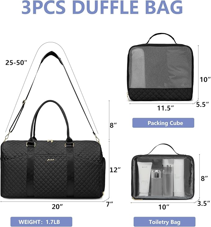 Weekender Travel Duffle Bag for Women