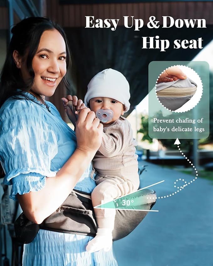 Baby Carrier, MOMTORY Safety-Certified 6-in-1 Baby Carrier Newborn to Toddler