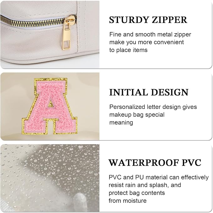 YOOLIFE Travel Clear Makeup Bag, Waterproof Toiletry Bags