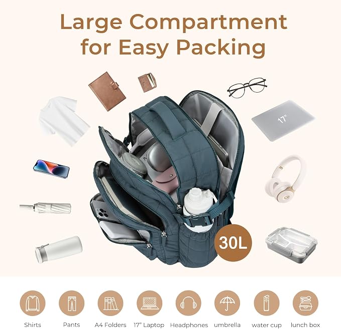 CLUCI 17.3 Inch Laptop Backpack