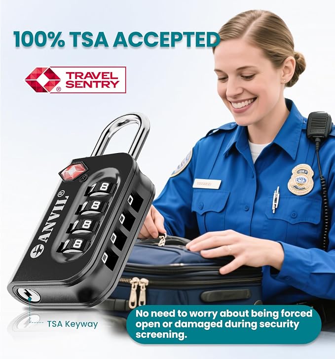 ANVIL TSA Approved Luggage Lock