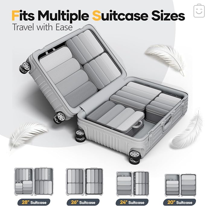 Veken 6/9/11 Set Compression Packing Cubes