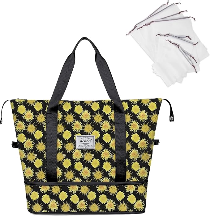 NPBAG Women Travel Duffel, Gym Workout Overnight Bag, Mommy Hospital Bag