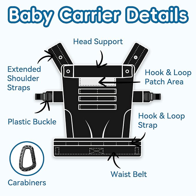 Baby Carrier, Lumbar Support Infant Carrier