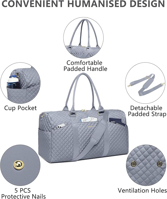 Weekender Travel Duffle Bag for Women