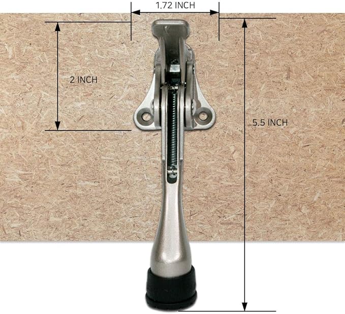 One Touch Kickdown Door Stopper, Door Holder, Heavy Duty Door Stops, Bottom of