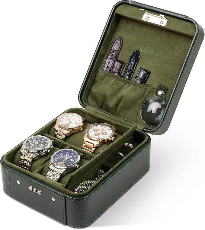 KAMIER Watch Case with Combination Lock