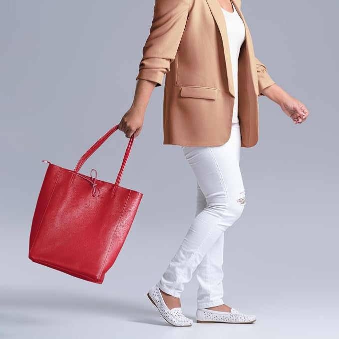 Italian Calf Leather Tote for Women