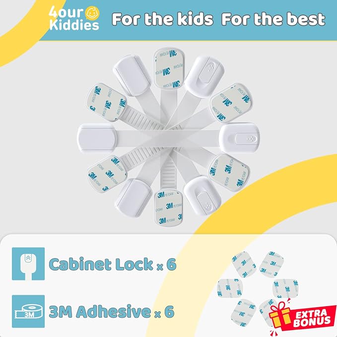 4our Kiddies Child Safety Cabinet Locks