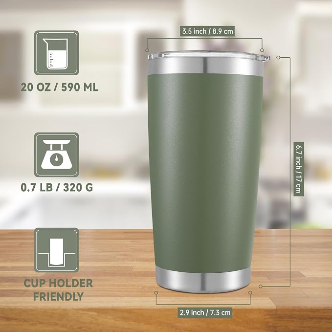 20 oz Tumbler Stainless Steel Tumblers
