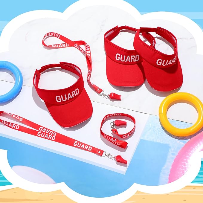 Halloween Guard Visor Hat Emergency Whistles