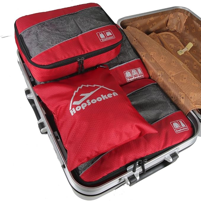 5 Set Packing Cubes for Travel Large Suitcase Luggage Organizer Bags Travel