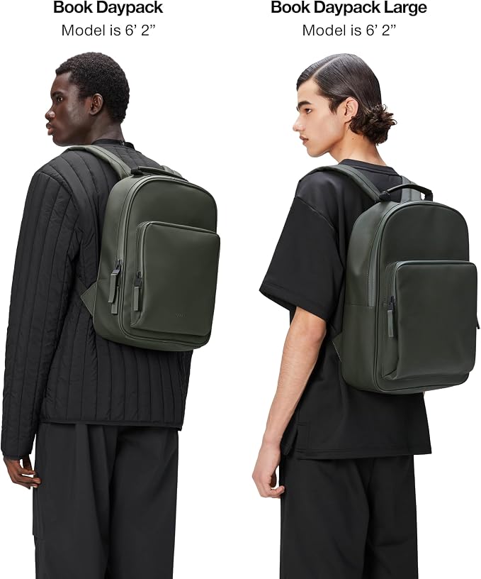 RAINS Large Book Daypack, Laptop Bag, Waterproof, 2 Year Warranty