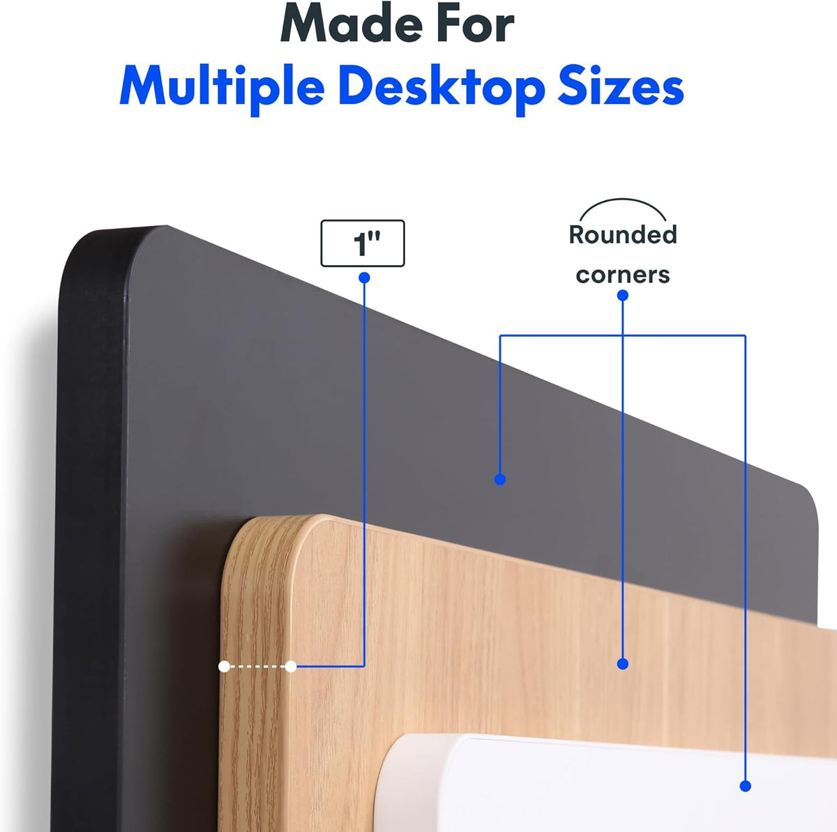 FLEXISPOT One-Piece Electric Standing Desk, 60 x 24 Inches Adjustable Desk with Seamless Desktop, Memory Controller Height Adjustment (White Frame + Maple Desktop, 2 Packages)