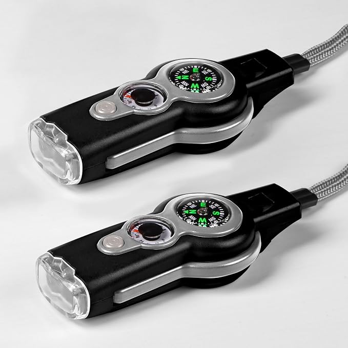 Emergency Survival Function Whistle, Outdoor Multifunctional Tool Safety Whistle