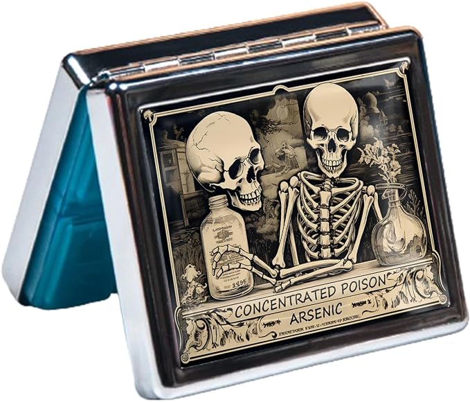 Silver Vintage Pill Box 7 Day Metal Pill Box