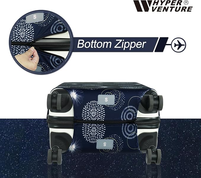 HYPER VENTURE Washable Luggage Cover