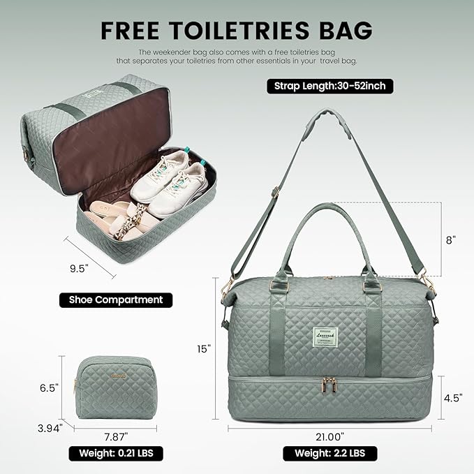 LOVEVOOK Travel Duffle Bag, Weekender Bags