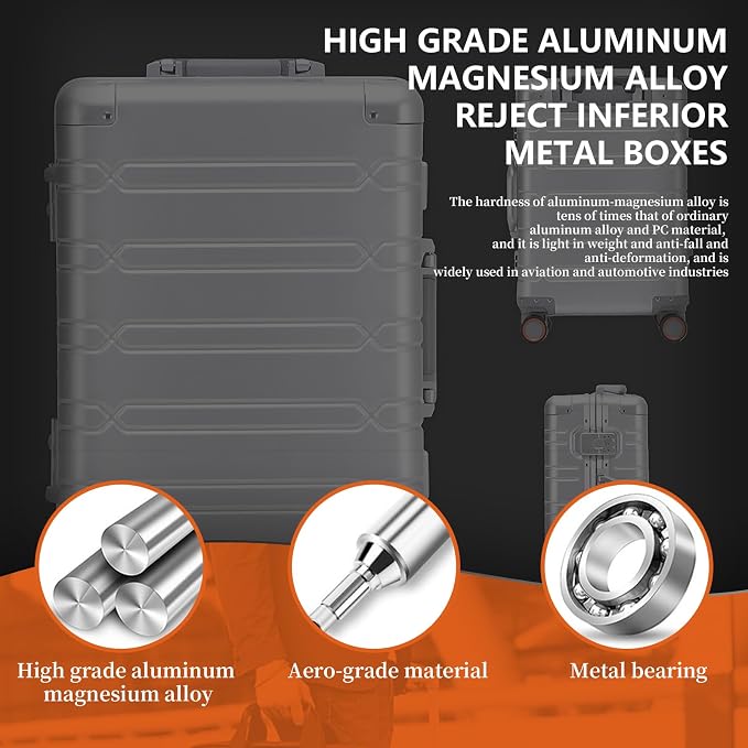 WEICHEN All Aluminum Magnesium 29 Inch Large Luggage