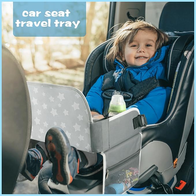 MENZOKE Kids Travel Tray Car Seat Tray