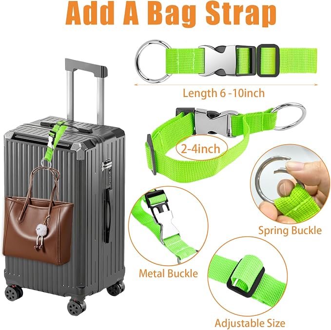 BILIONE 3Pcs Luggage Straps Set