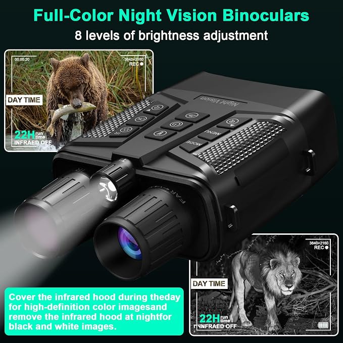 Night Vision Goggles, 4K Night Vision Binoculars
