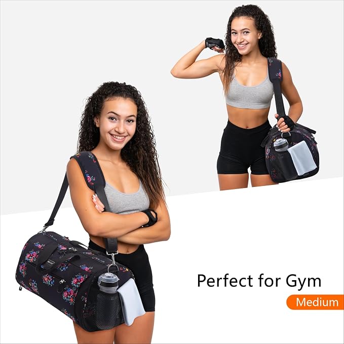 TOPDesign Gym Bag for Women, Duffel Bag
