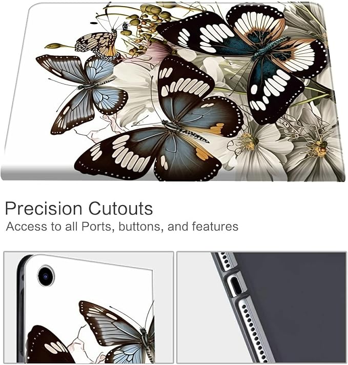 All-New HD 8 Plus Tablet Case Kindle Fire HD 8 Case 10th Generation 2024/2022/2020 Folding Stand PU Leather Slim Smart Cover with Auto Wake/Sleep for Amazon Fire Tablet 2020Animals Dog Paws