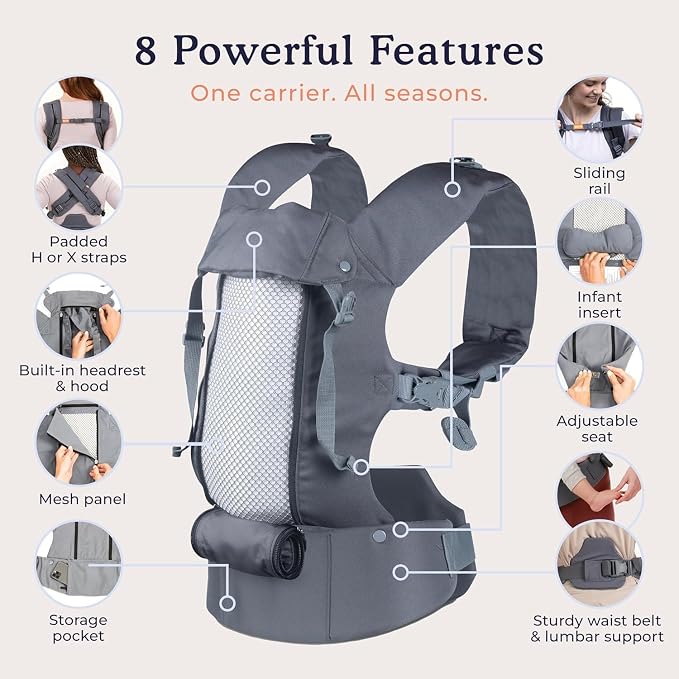 Beco 8 Baby Carrier from Newborn to Toddler