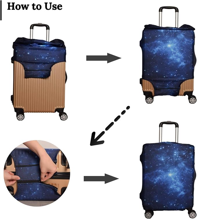 Luggage Cover, Protective Washable Suitcase Cover
