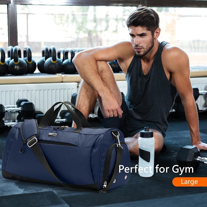 TOPDesign Gym Bag for Women & Men, Unisex Duffel Bag