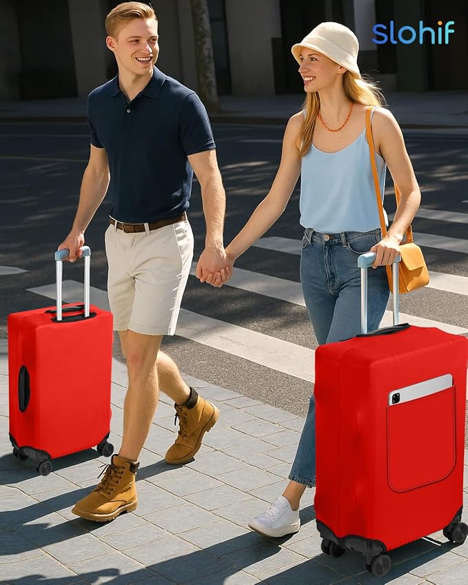 Slohif Luggage Cover for Suitcase Tsa Approved Protector