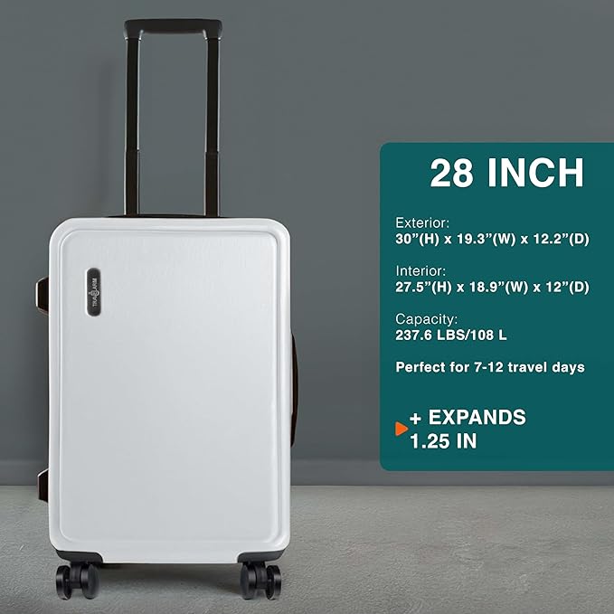 Luggage Sets 3 Piece, 22 Inch Carry on Luggage and 28 Inch Suitcases
