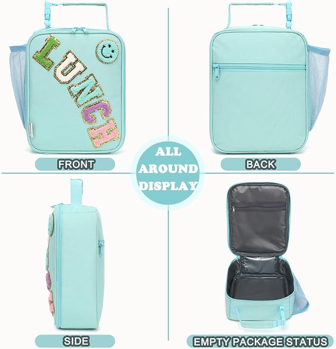 FlowFly Lunch box Insulated Soft Bag Mini Cooler Back to School Thermal Meal