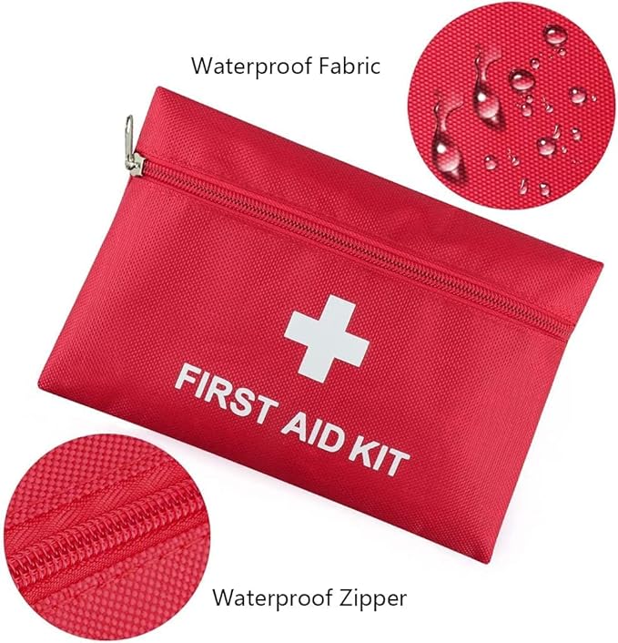 AOUTACC 12 Pack First Aid Kit Empty Bag, Travel Empty First Aid Kit Pouch